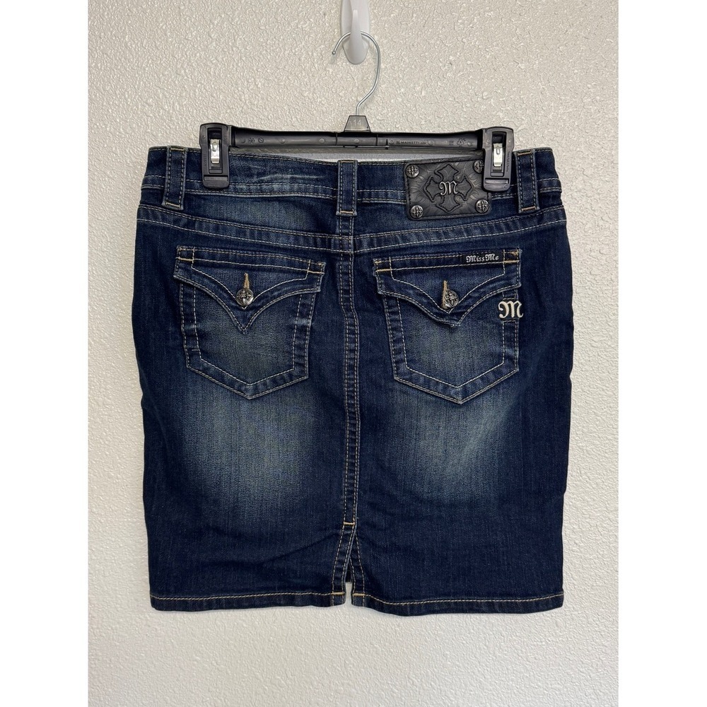 Miss Me Size 29 Signature Mid Denim Jean Skirt Made in USA